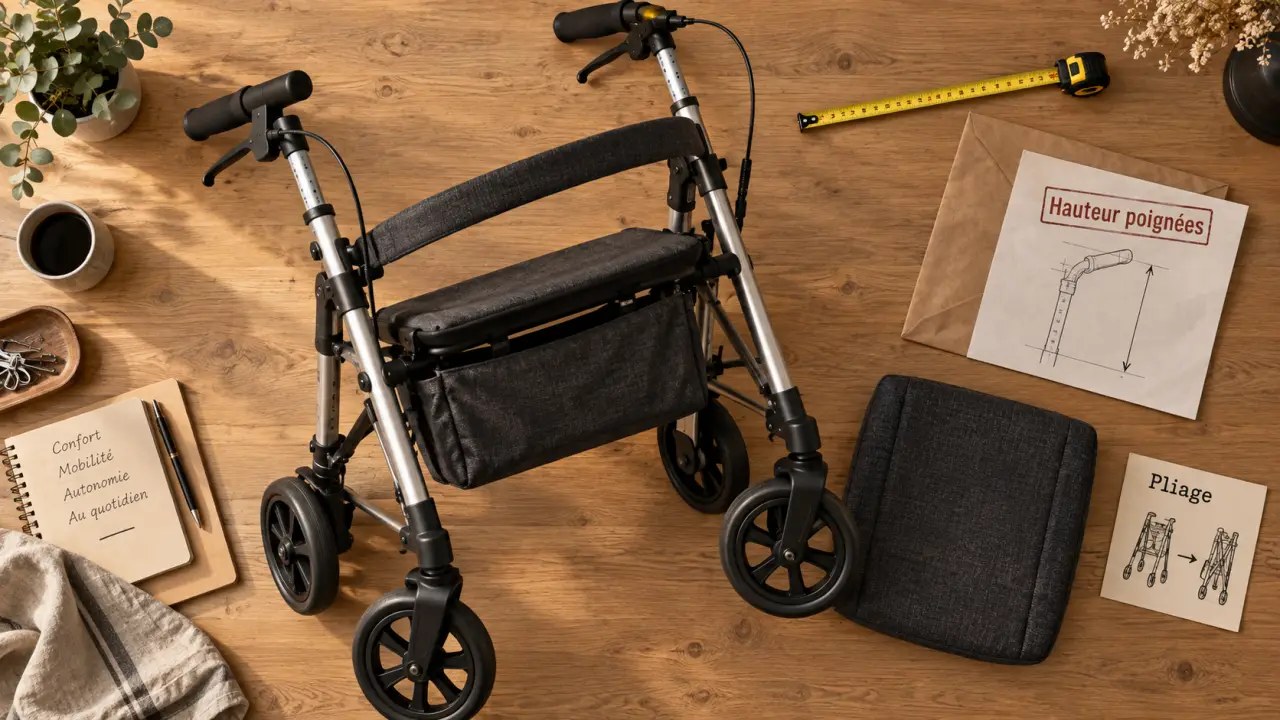 Déambulateur Rollglide ergonomique : avis, confort et choix d’achat